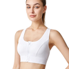 Magic Front Closure Sculpting Sports Bra | Wireless Racerback Design