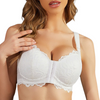 Magic Front Closure Push Up Thin Cup Wireless Lace