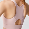 Magic Front Closure Sculpting Sports Bra | Wireless Racerback Design