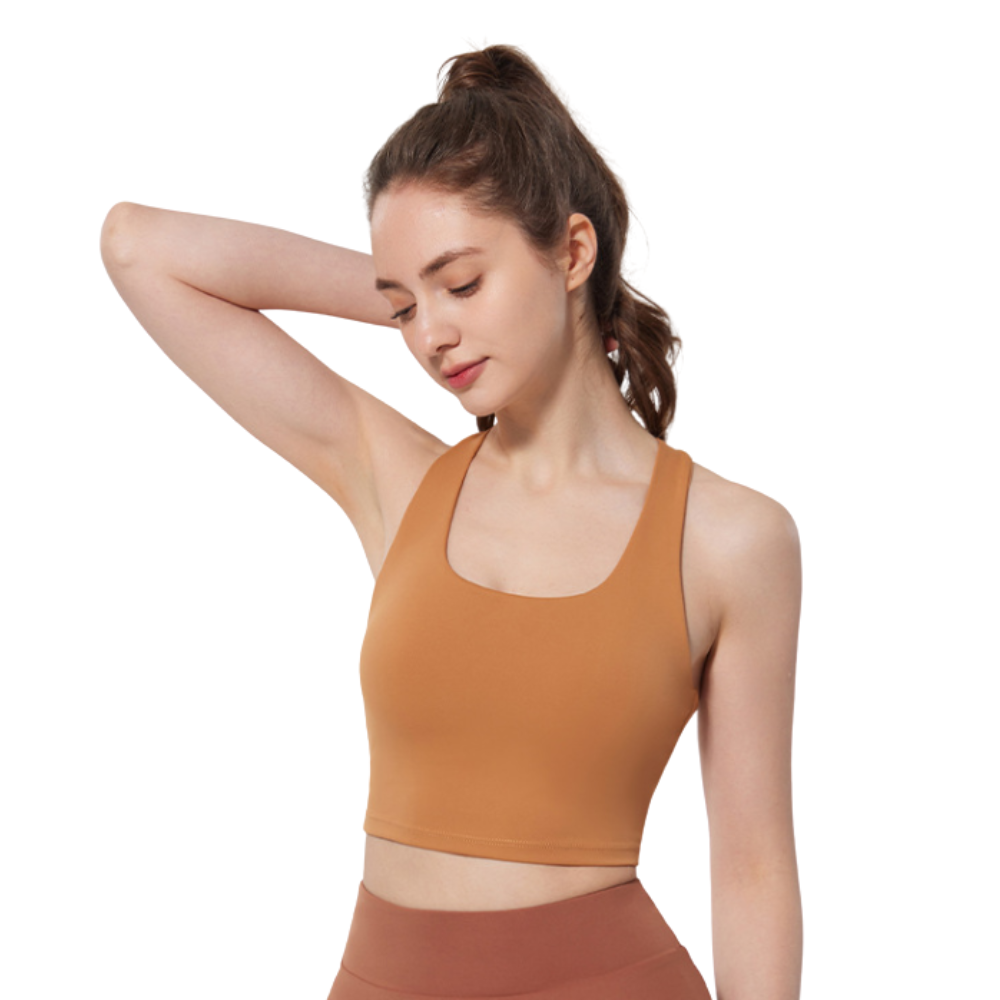 Magic Seamless Criss-Cross Back Sports Bra | Comfortable & Lightweight Support