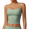 Magic Strappy Built-In Bra Tank Top with Removable Pads | Seamless Support Cami for Yoga & Everyday Wear