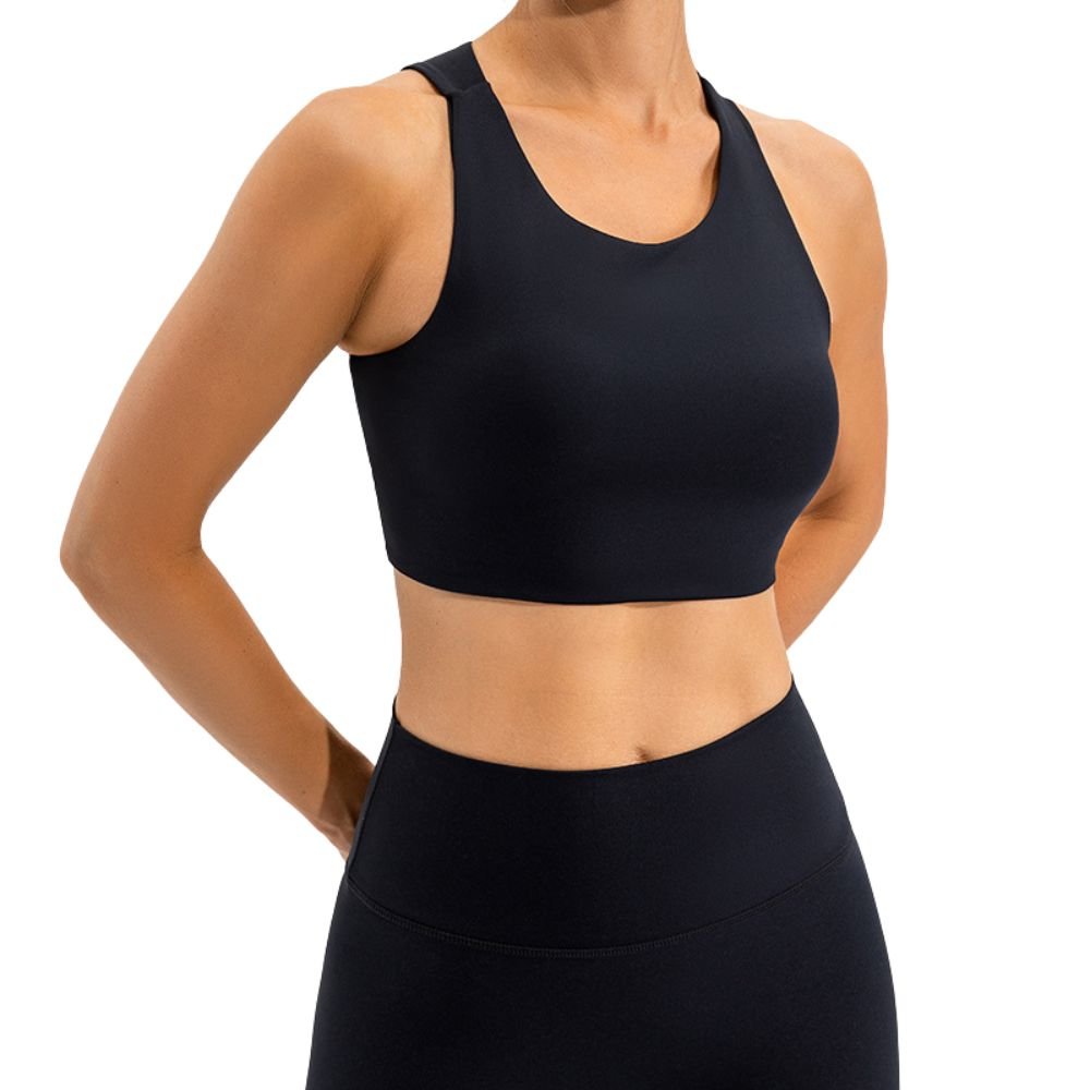 Magic Open Back High Neck Sports Bra | Longline Padded Support - Magic Bra