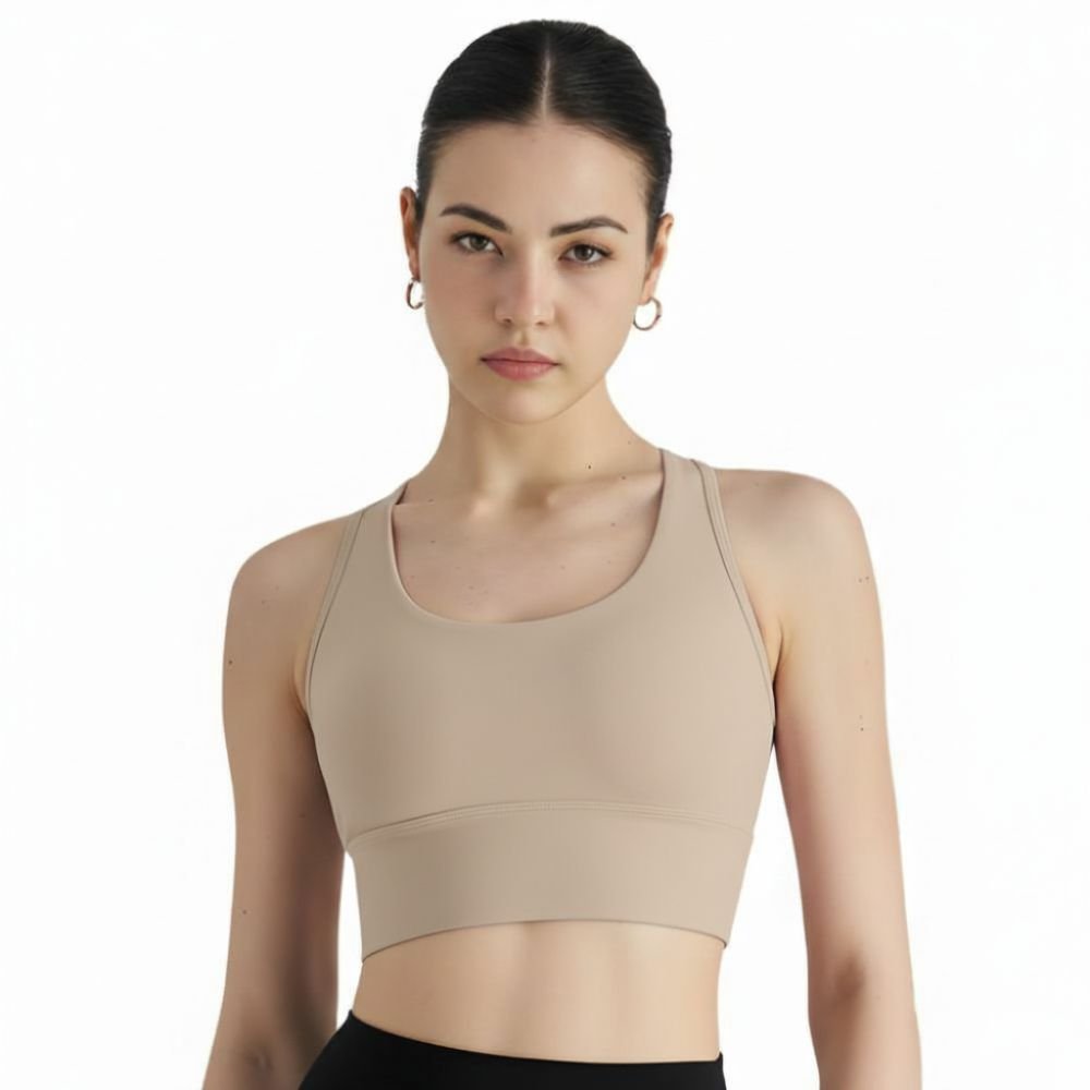 Magic Racerback Longline Sports Bra | Great Support Workout Top - Magic Bra