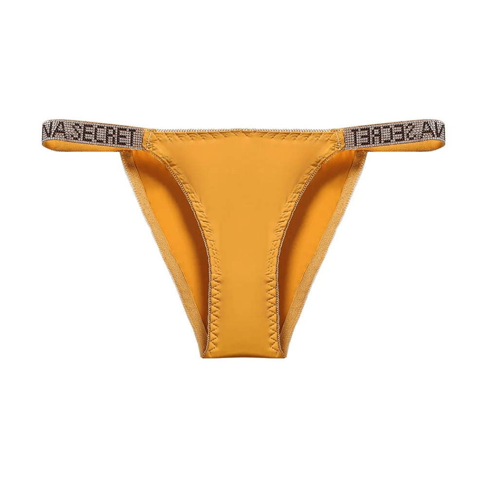 Magic Rhinestone Low-Waist Thong Underwear
