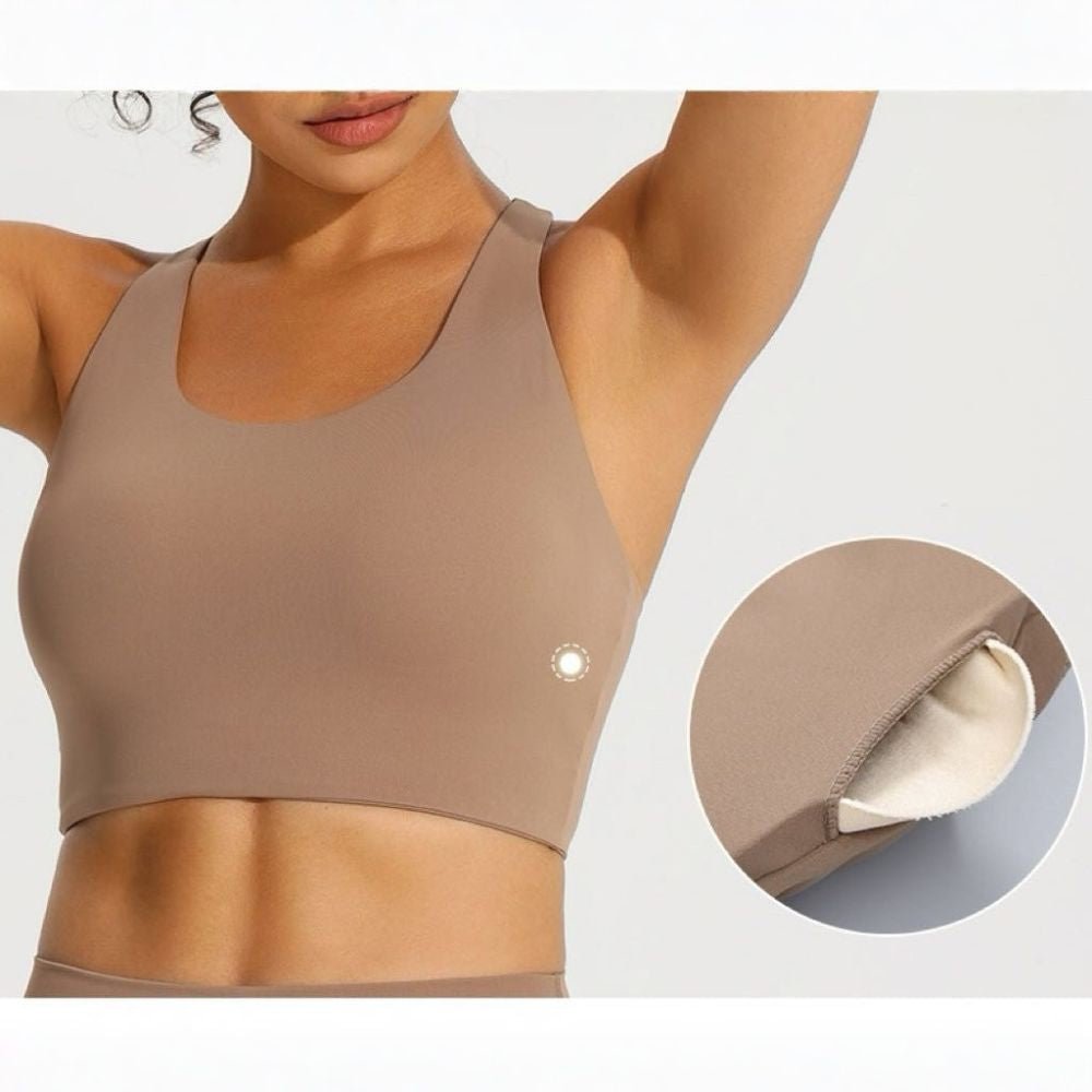 Magic Seamless Padded Sports Bra | Criss - Cross Back Design - Magic Bra