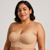 Magic Strapless Front Buckle Convertible Wireless Bra